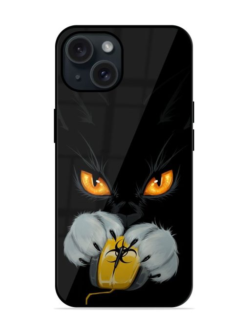 Dark Yellow Eye Fictional Art Glossy Metal TPU Case Edge Zapvi