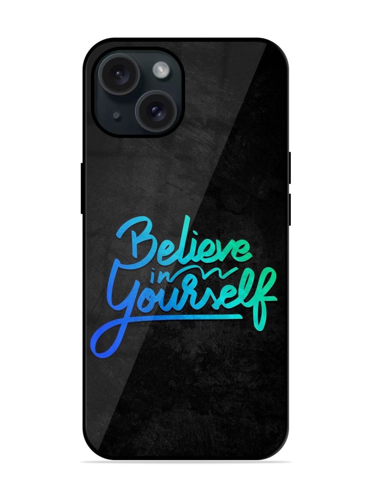 Believe In Yourself Glossy Metal TPU Case