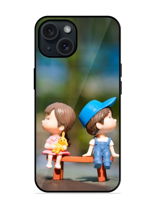 Mood Off Cute Baby-Couple Glossy Metal TPU Case Edge Zapvi