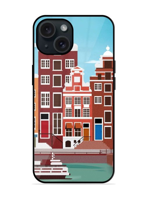 Scenery Architecture Amsterdam Landscape Glossy Metal TPU Case Edge Zapvi