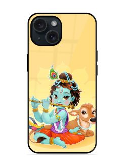 Bal Krishna Flute Art Glossy Metal TPU Case