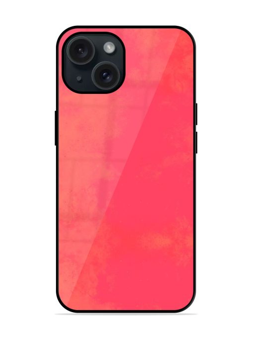 Pink Watercolor Art Glossy Metal TPU Case Edge Zapvi