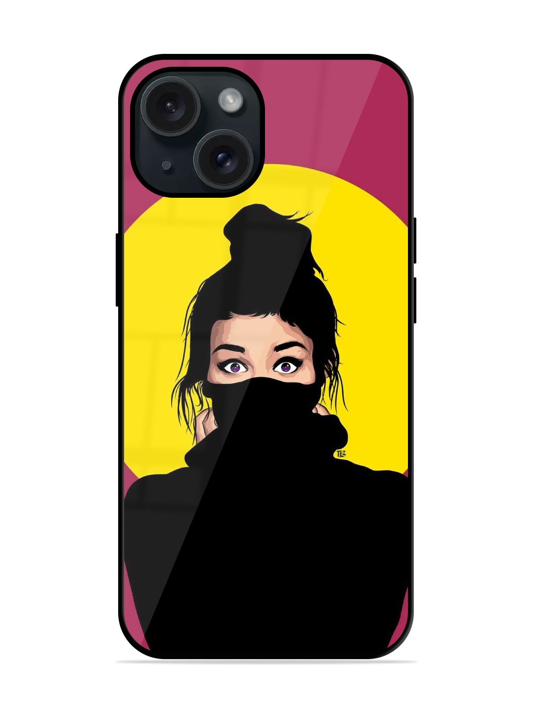 Girly Vector Glossy Metal TPU Case 1 Girly Vector Glossy Metal TPU Case