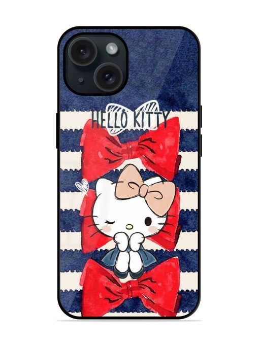 Hello Kitty Blueart Glossy Metal TPU Case Edge Zapvi