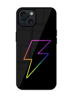 Glowing Neon Glossy Metal TPU Case