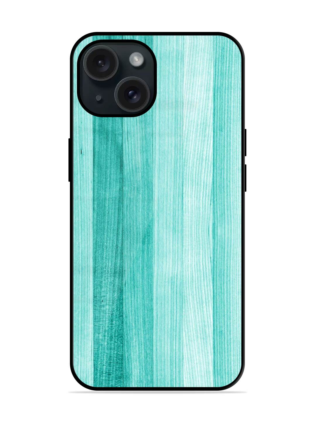 Teal Turquoise Green Glossy Metal TPU Case - Image 1