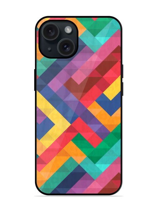 Colorful Seamless Geometric Glossy Metal TPU Case Edge Zapvi