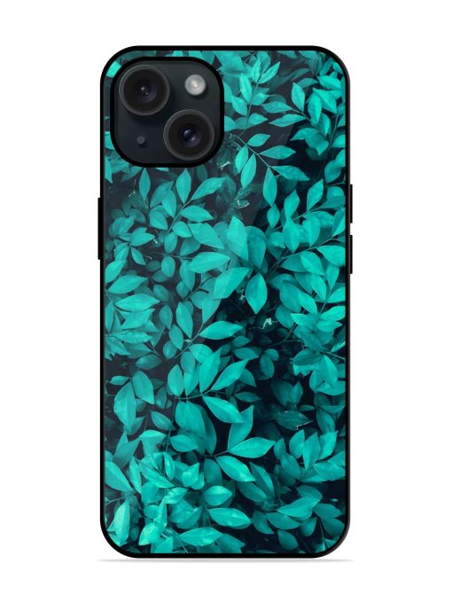 Leaf Texture Background Glossy Metal TPU Case Edge Zapvi