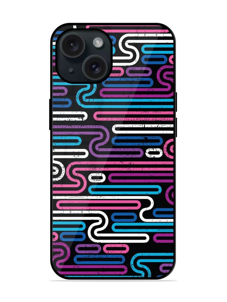Abstract Grunge Background Glossy Metal TPU Case