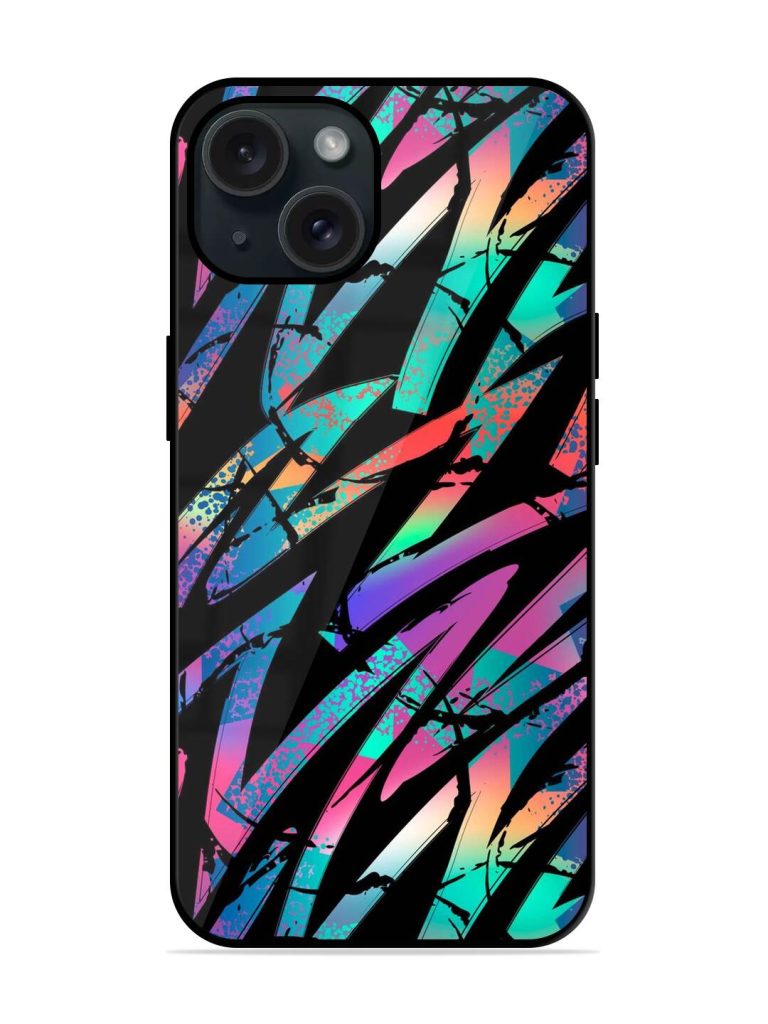 Abstract Seamless Grunge Glossy Metal TPU Case