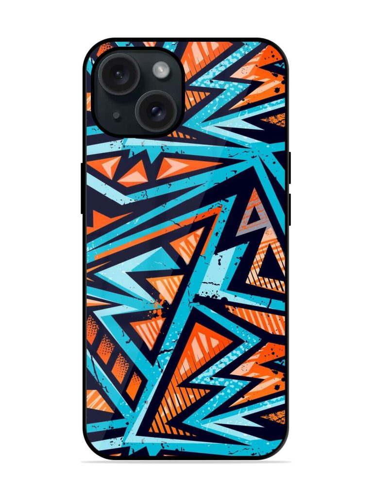 Abstract Seamless Grunge Glossy Metal TPU Case