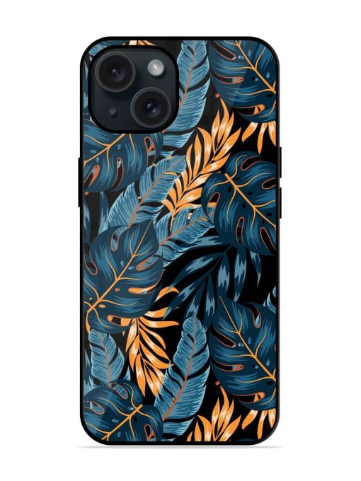 Floral Seamless Tropical Glossy Metal TPU Case Edge Zapvi