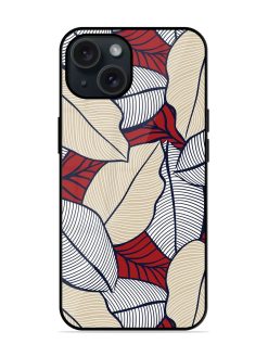 All Over Red Glossy Metal TPU Case