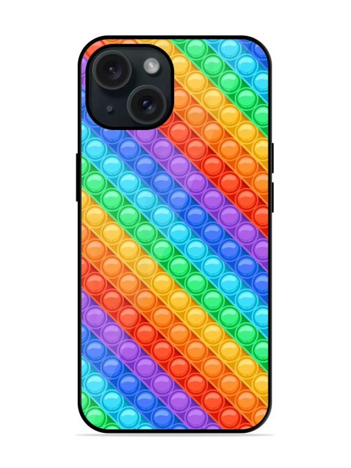 Cartoon Rainbow Pop Glossy Metal TPU Case Edge Zapvi