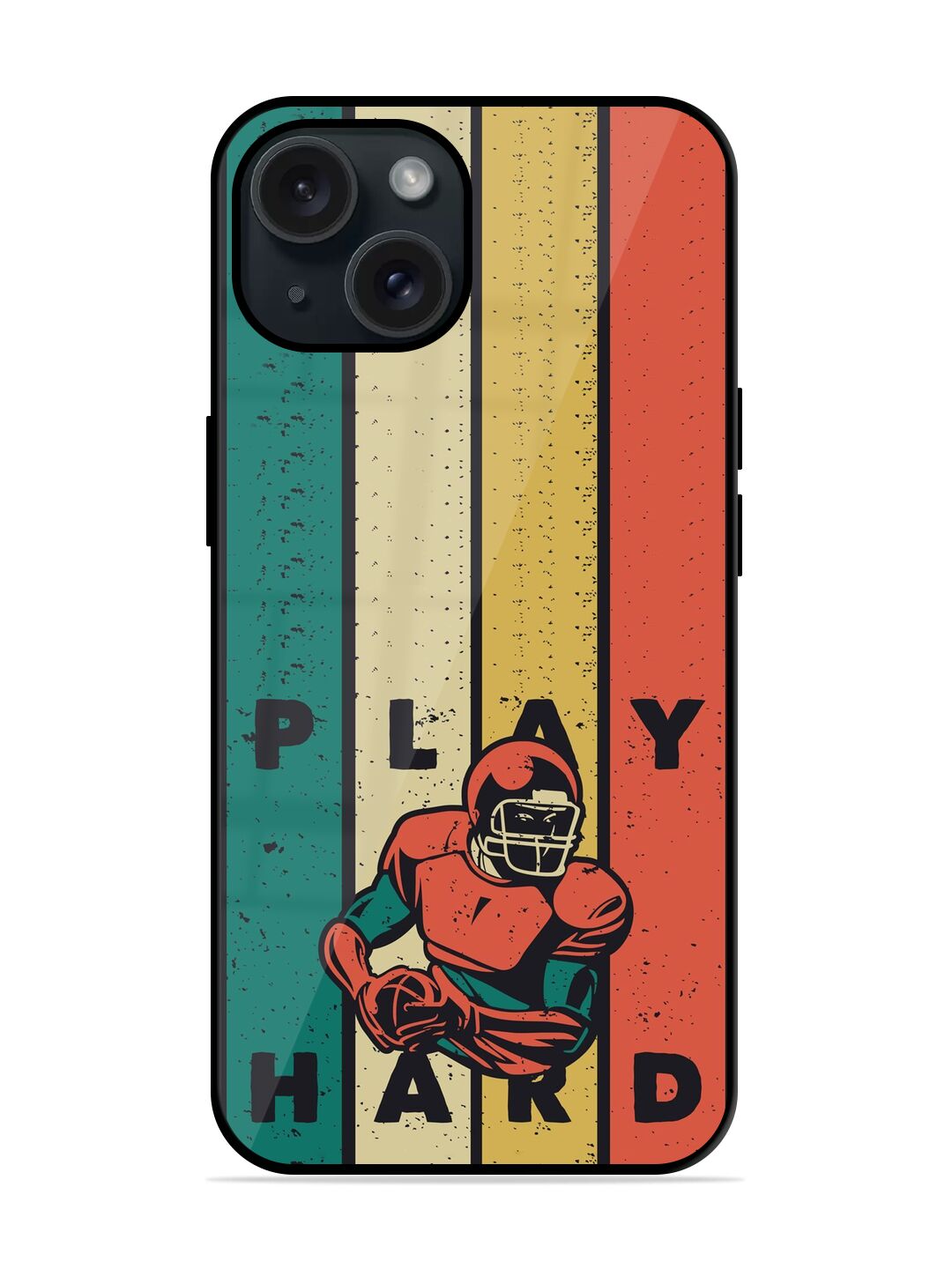 T Shirt Design Glossy Metal TPU Case - Image 1