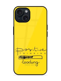 Positive Thinking Concept Glossy Metal TPU Case