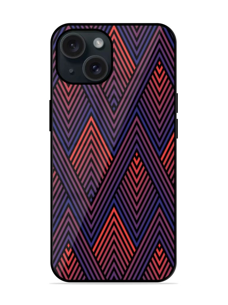 Vector Geometric Seamless Glossy Metal TPU Case