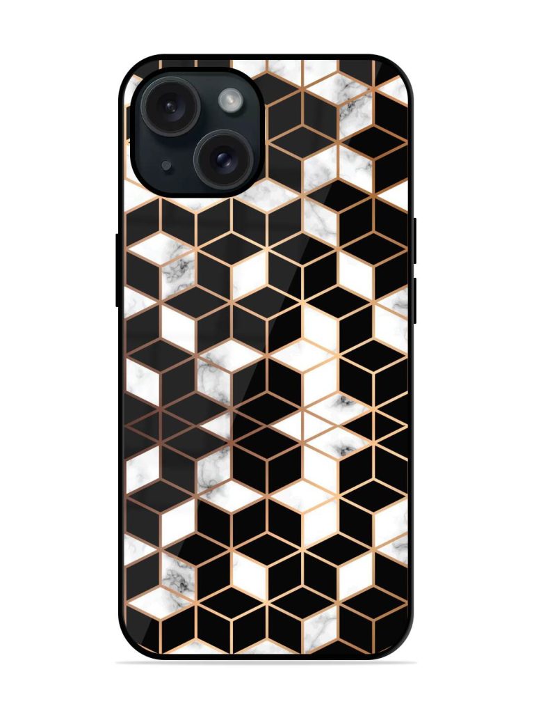 Vector Marble Texture Glossy Metal TPU Case