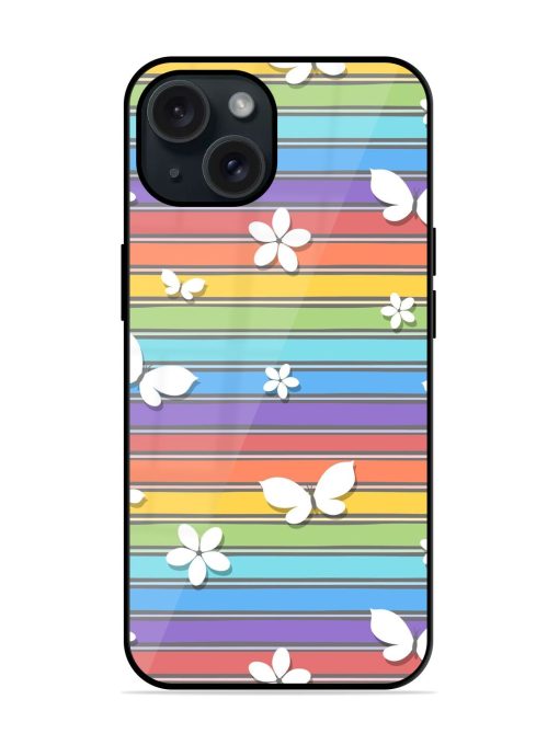 Seamless Pattern Silhouettes Glossy Metal TPU Case Edge Zapvi