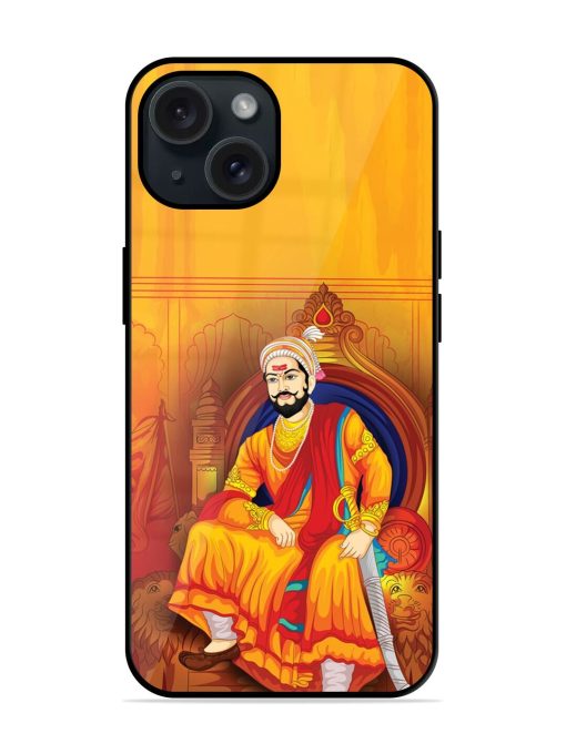 Illustration Shivaji Maharaj Glossy Metal TPU Case Edge Zapvi