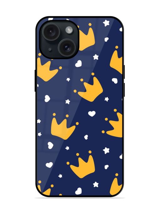 Crowns Vector Seamless Glossy Metal TPU Case Edge Zapvi