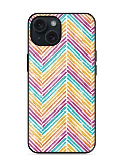 Scrapbook Chevron Fashion Glossy Metal TPU Case
