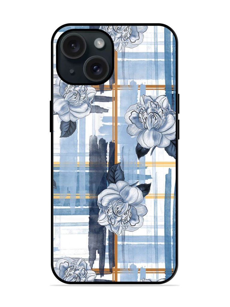 Watercolor Pattern Rose Glossy Metal TPU Case