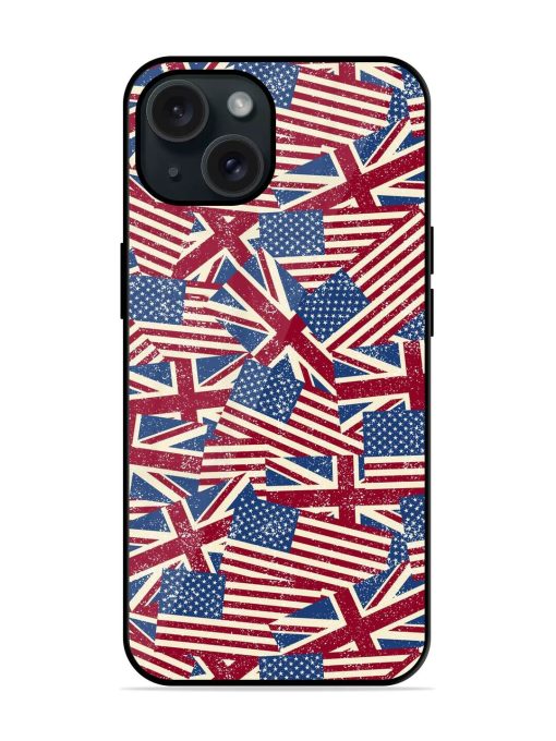 Seamless Pattern Flags Glossy Metal TPU Case Edge Zapvi