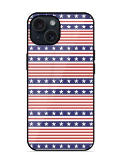 4Th July Stars Glossy Metal TPU Case