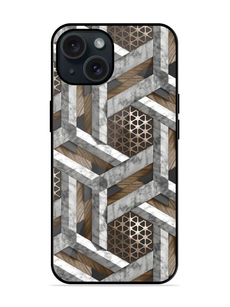 3D Wallpaper Form Glossy Metal TPU Case