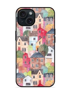 Abstract Seamless Pattern Glossy Metal TPU Case