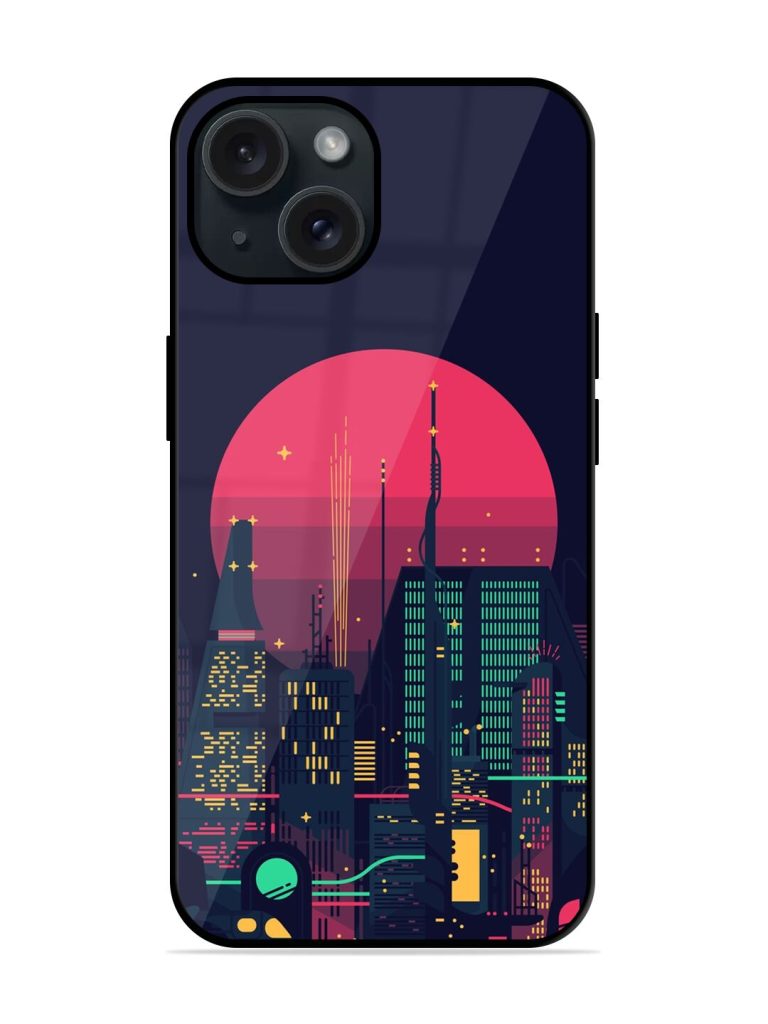 Cool Retro Futuristic Glossy Metal TPU Case