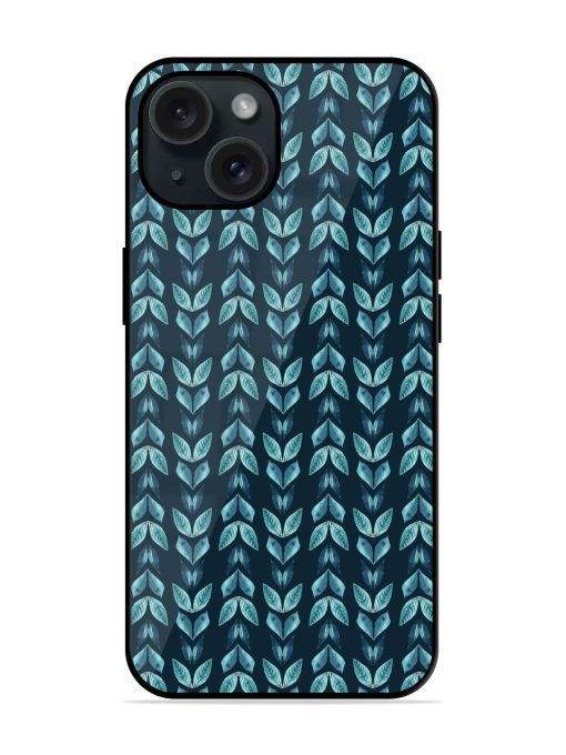 Spring Teal Foliage Glossy Metal TPU Case Edge Zapvi