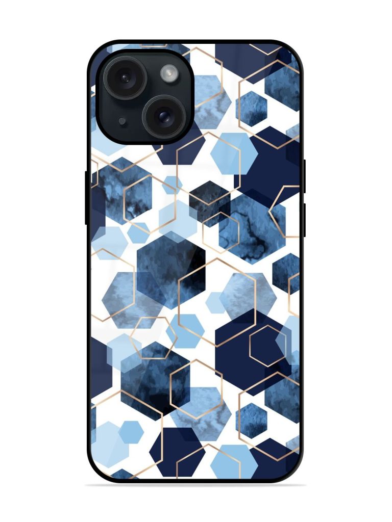 Vector Seamless Geometric Glossy Metal TPU Case