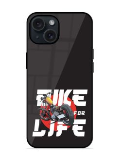 Motorcycles Image Vector Glossy Metal TPU Case