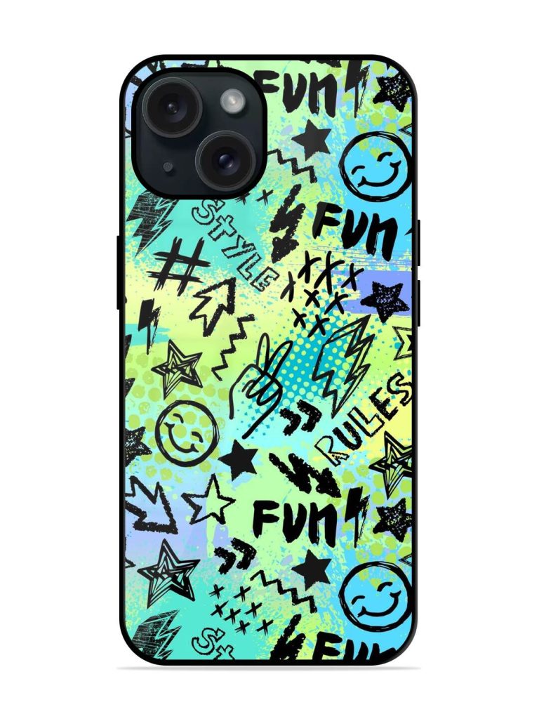 Abstract Seamless Chaotic Glossy Metal TPU Case