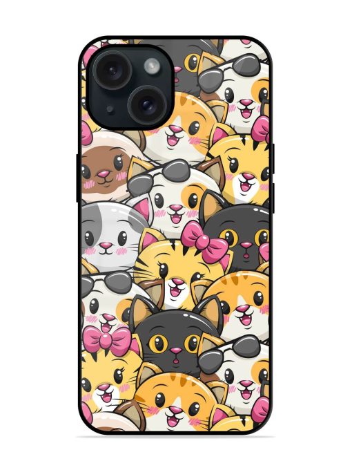 Seamless Pattern Cute Glossy Metal TPU Case Edge Zapvi