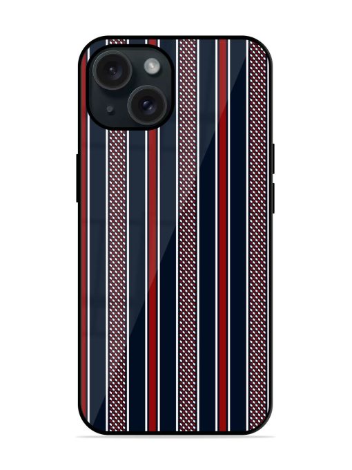 Stripe Seamless Pattern Glossy Metal TPU Case Edge Zapvi