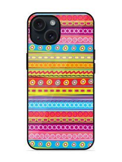 Colorful Strip Abstract Glossy Metal TPU Case