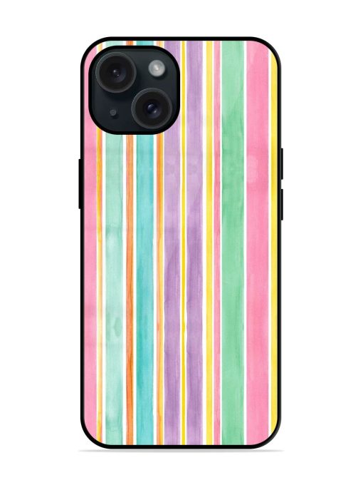 Hand Drawn Watercolor Glossy Metal TPU Case Edge Zapvi