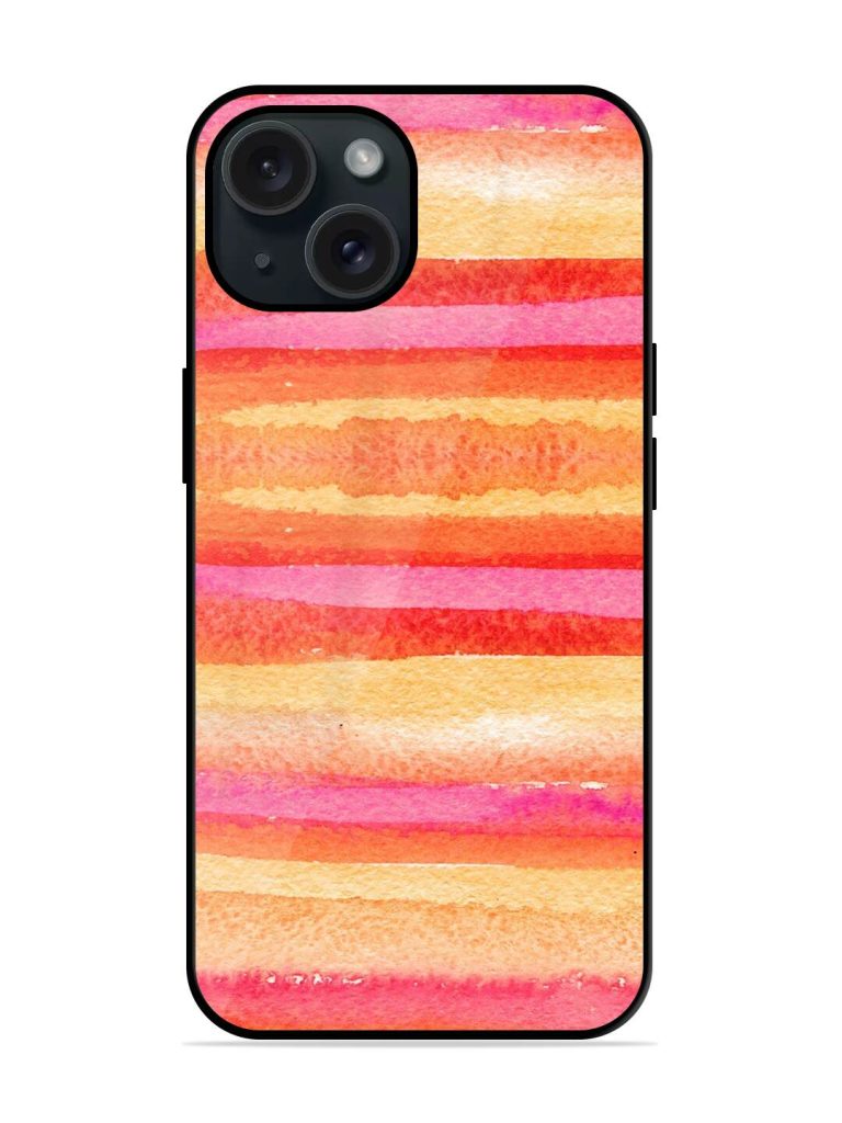 Watercolor Hand Painted Glossy Metal TPU Case