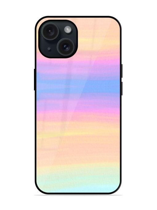 Striped Watercolor Hand Glossy Metal TPU Case Edge Zapvi