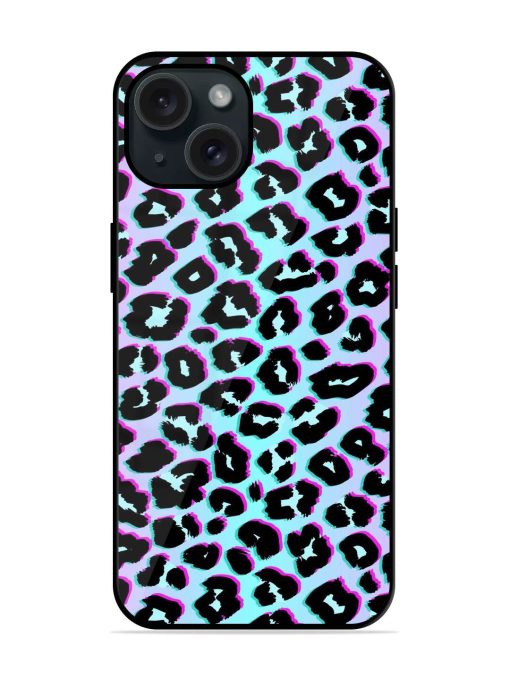 Leopard Print Pattern Glossy Metal TPU Case Edge Zapvi