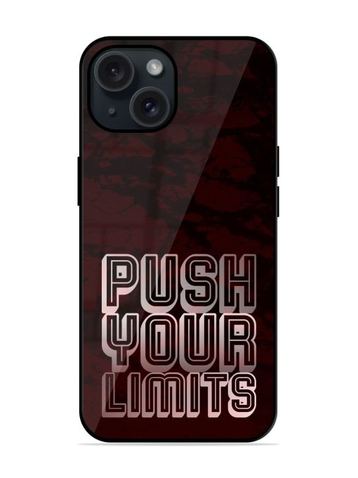 Push Your Limits Glossy Metal TPU Case Edge Zapvi