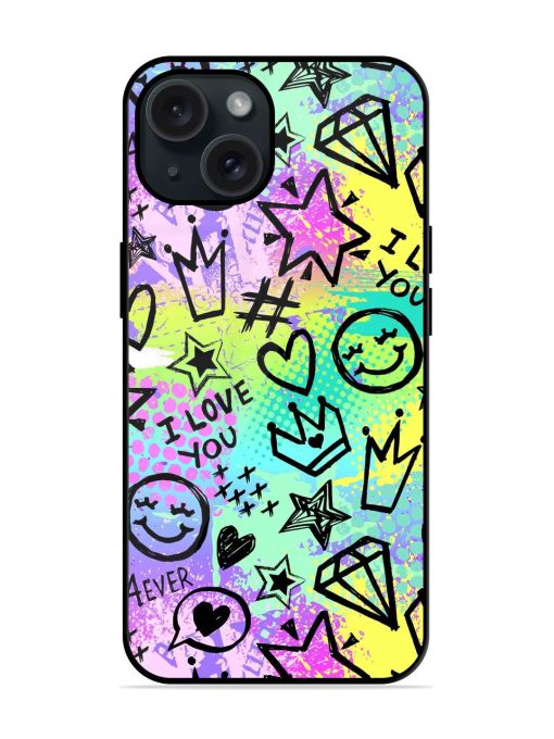 Bright Seamless Pattern Glossy Metal TPU Case Edge Zapvi