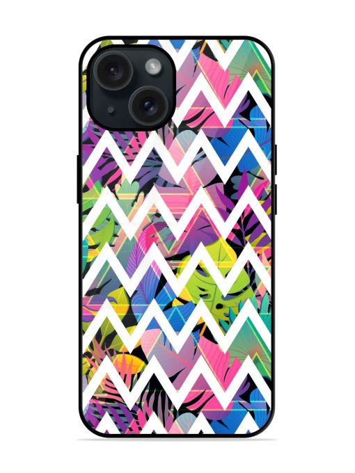 Zigzag Strips On Glossy Metal TPU Case Edge Zapvi