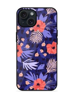 Abstract Peony Bouquets Glossy Metal TPU Case