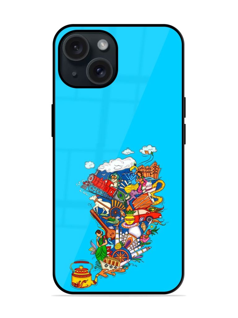Vector Design Indian Glossy Metal TPU Case