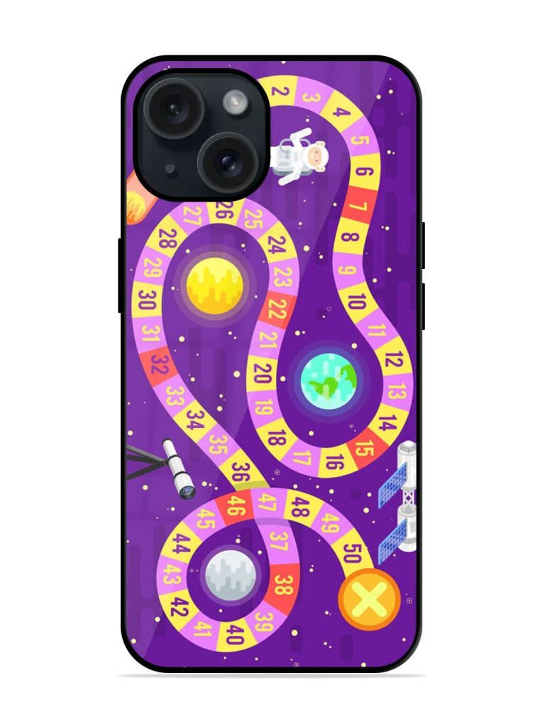Vector Flat Style Glossy Metal TPU Case