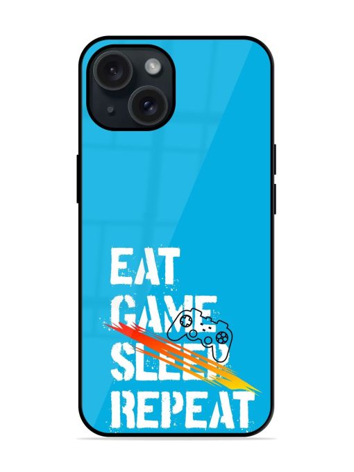 Eat Game Sleep Glossy Metal TPU Case Edge Zapvi